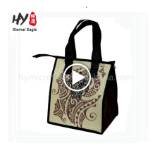 Customized double sided printing fashion cooler bag sale by bulk